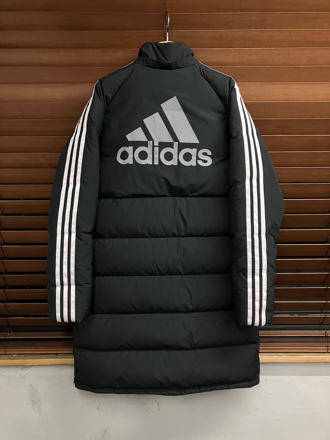 아디다스 빅로고 오리털 롱패딩 상품이미지1