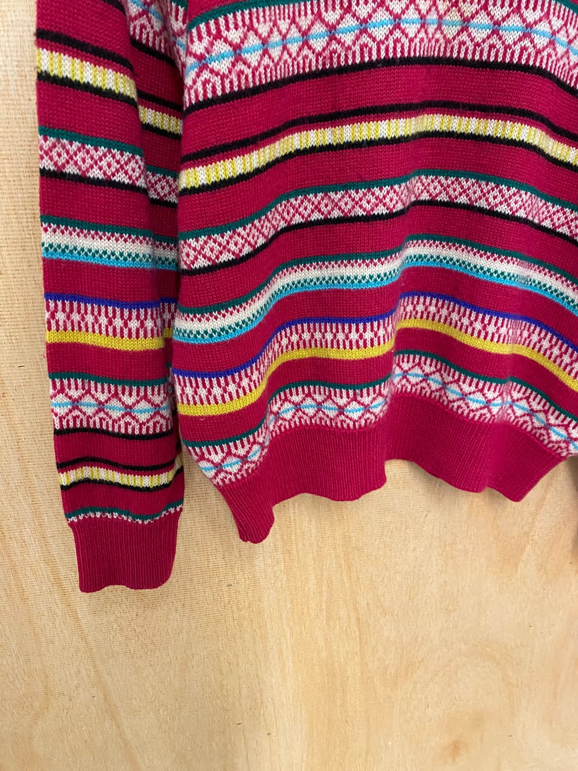 KENZO fair isle knit 겐조 페어아일 니트 상품이미지4