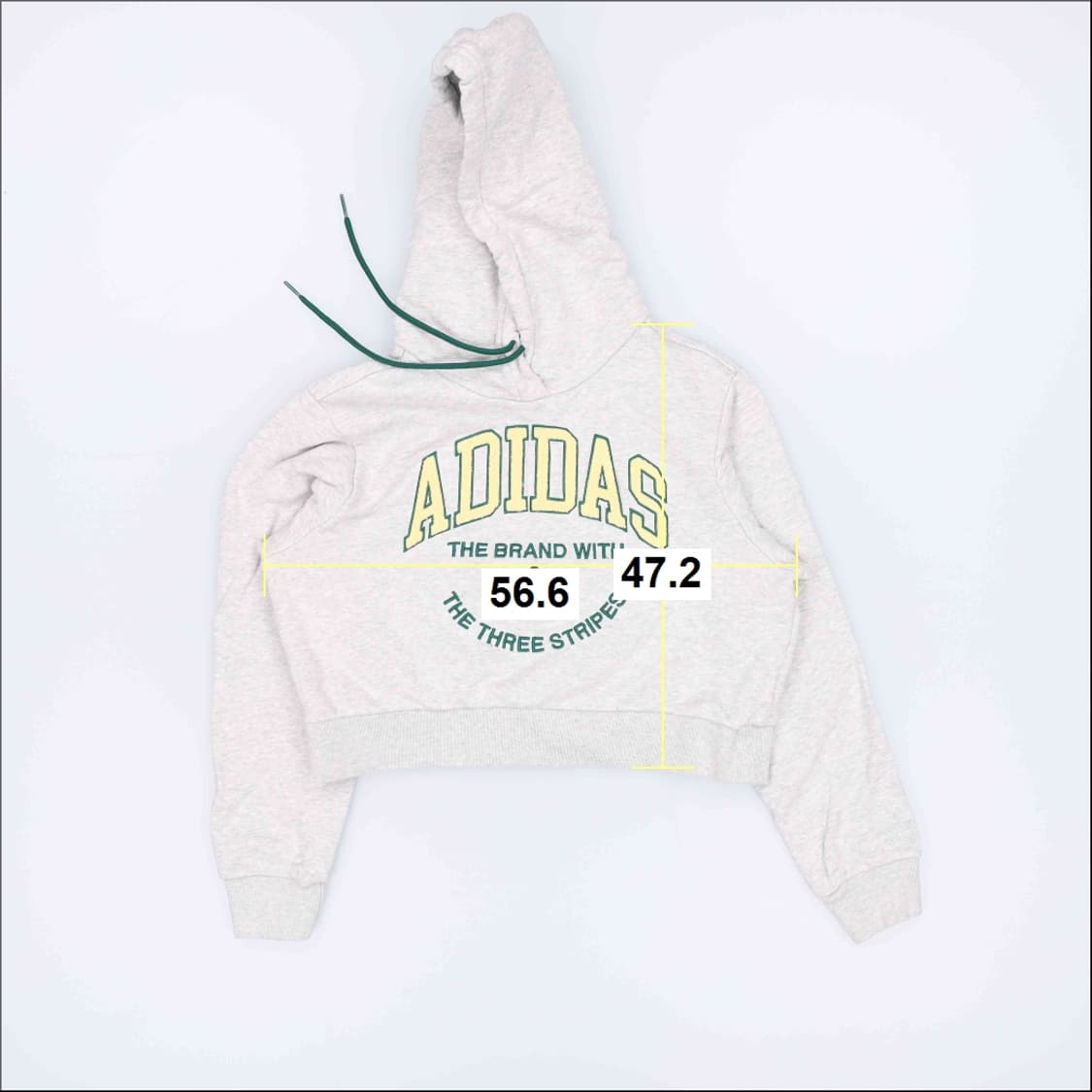 [S] 아디다스 그래픽 크롭 후드티 긴팔티 0105J 상품이미지7