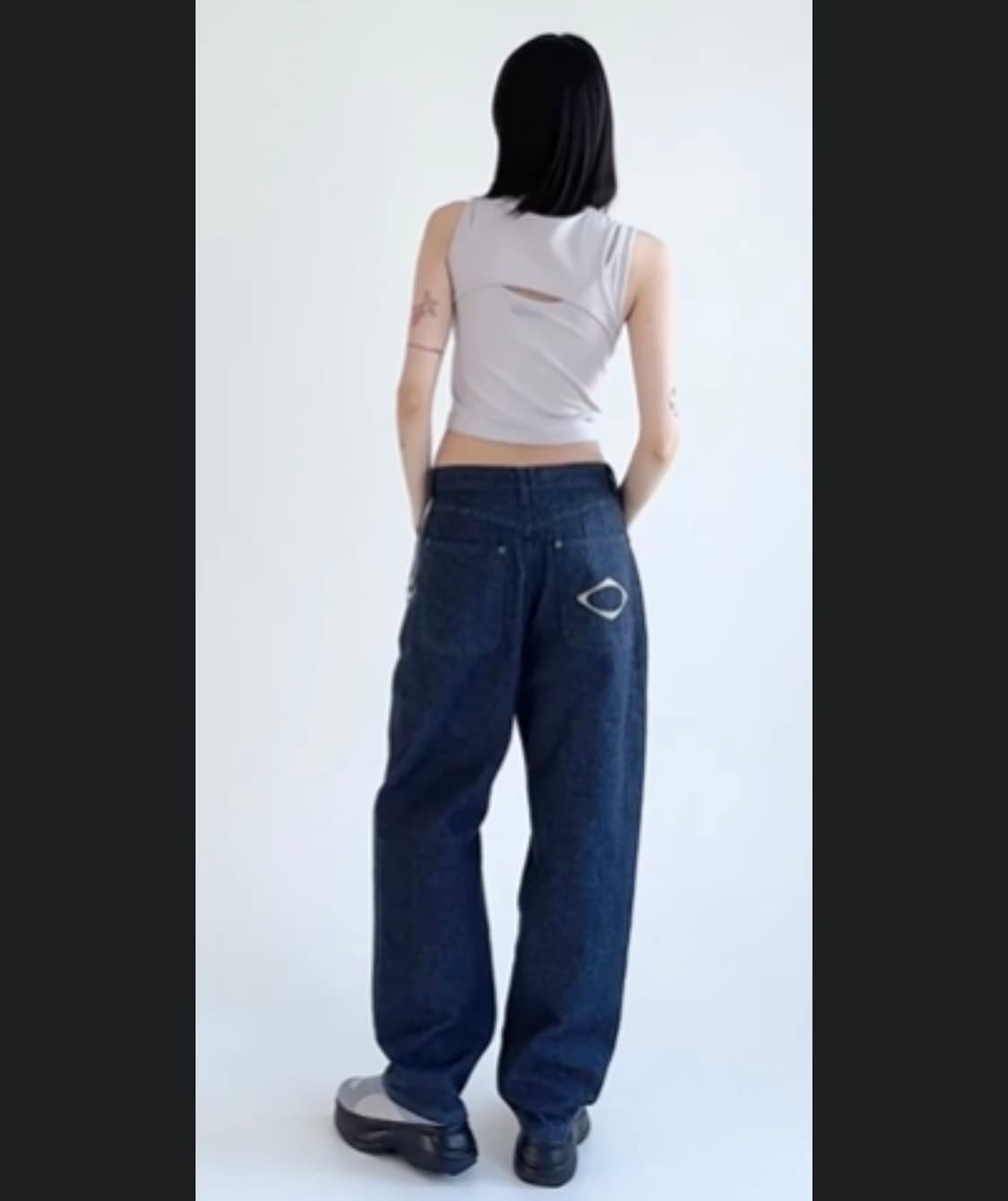 미스치프 롬버스 슬라우치 진 인디고 상품이미지2