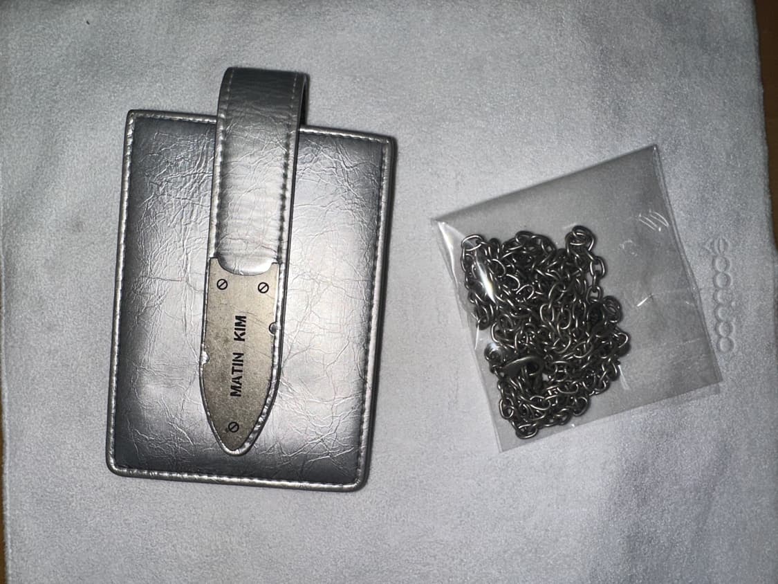 마뗑킴 아코디언 지갑 실버 상품이미지1