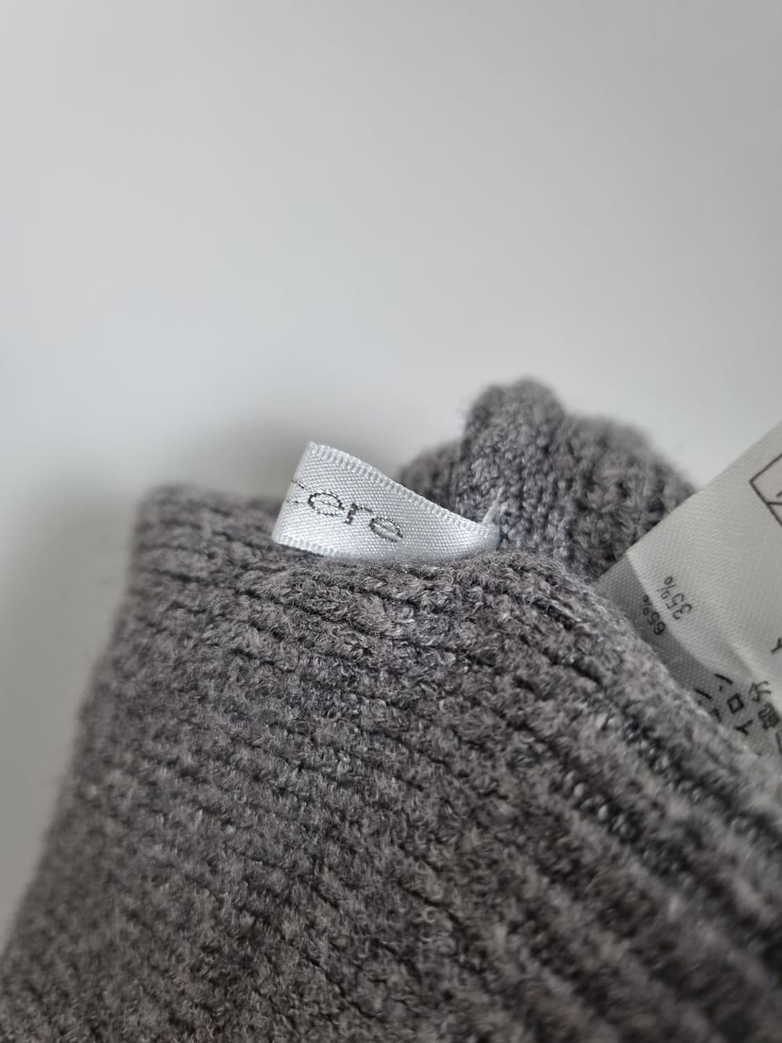 PIACERE 그레이 오픈  퍼 롱 가디건 [L] 상품이미지7