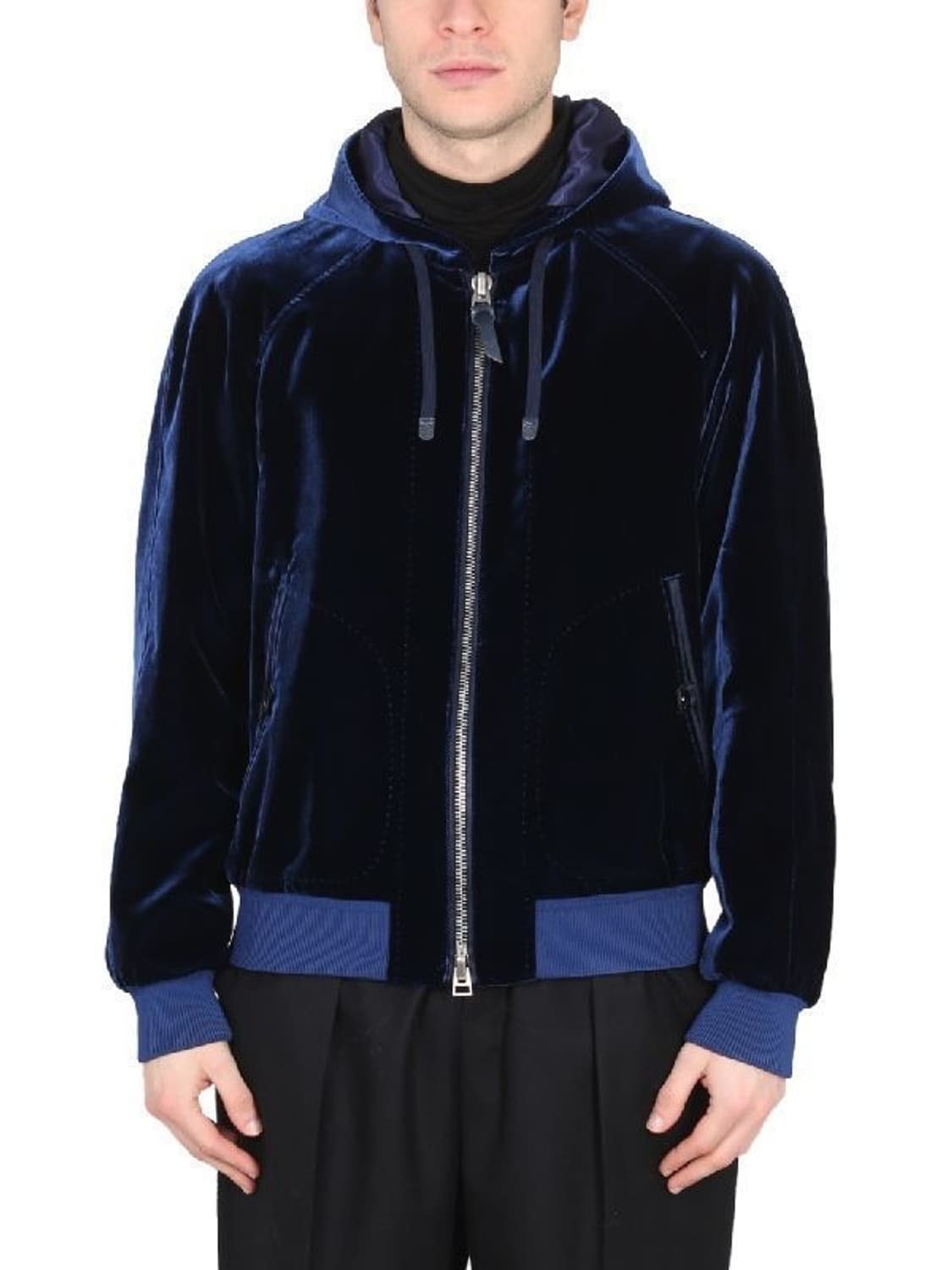 (A+/54) / 톰포드 벨벳 드로스트링 후드 집업 상품이미지9