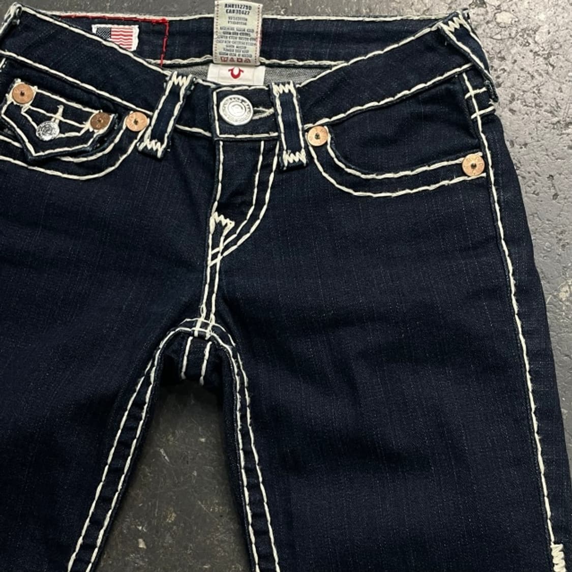 25 트루릴리전 베키 수퍼 티 세미 부츠컷 청바지  상품이미지2