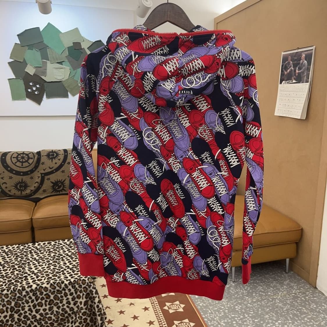 아디다스 오리지날 스니커즈홀프린팅 져지 후드집업 100 C08890 상품이미지4