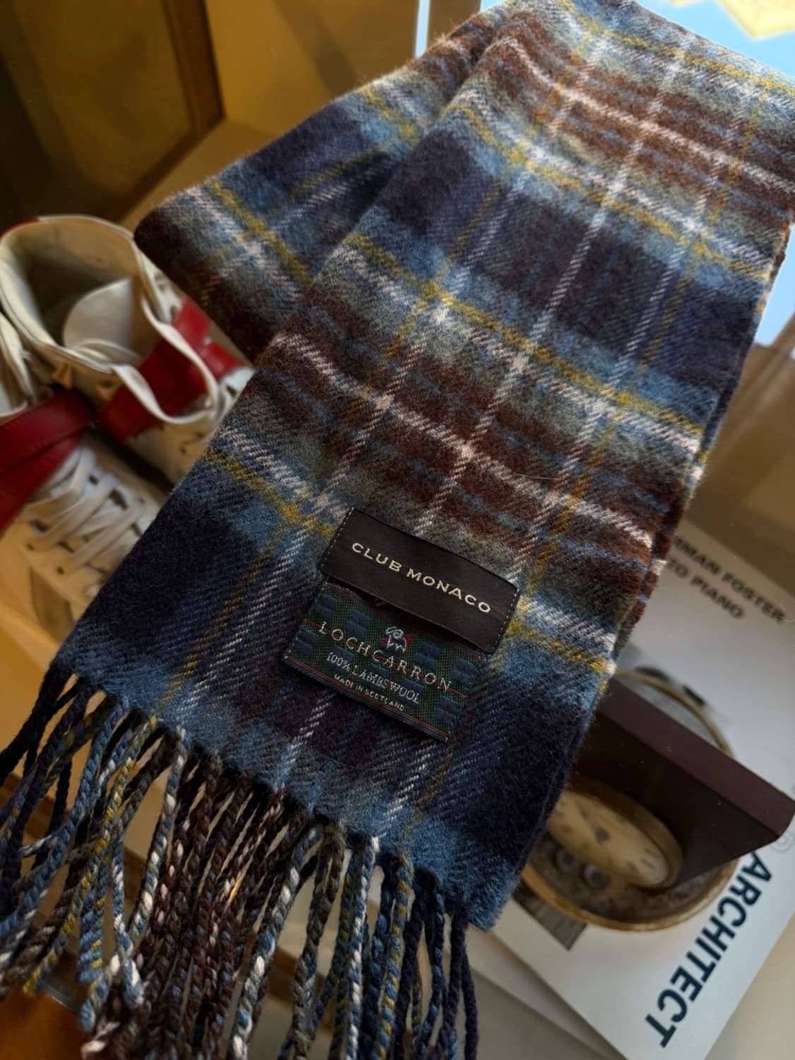 LOCHARRON X 클럽모나코 램스울 머플러 상품이미지3