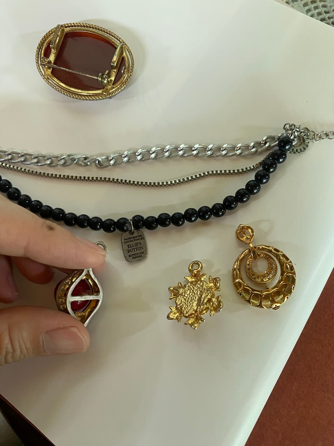 빈티지 팔찌 브로치 팬던트 일괄 상품이미지6