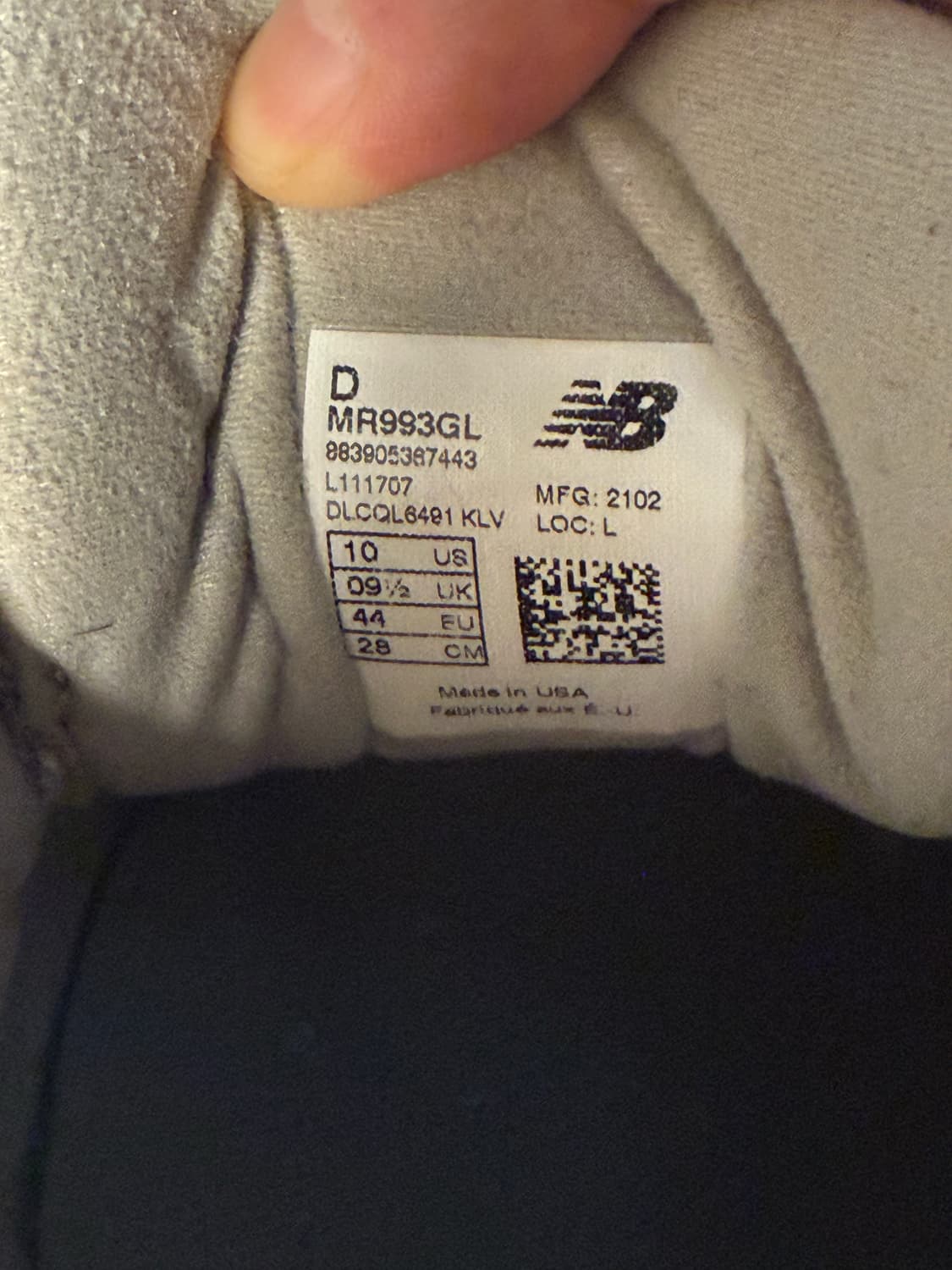 뉴발란스 993 그레이 280 상품이미지10