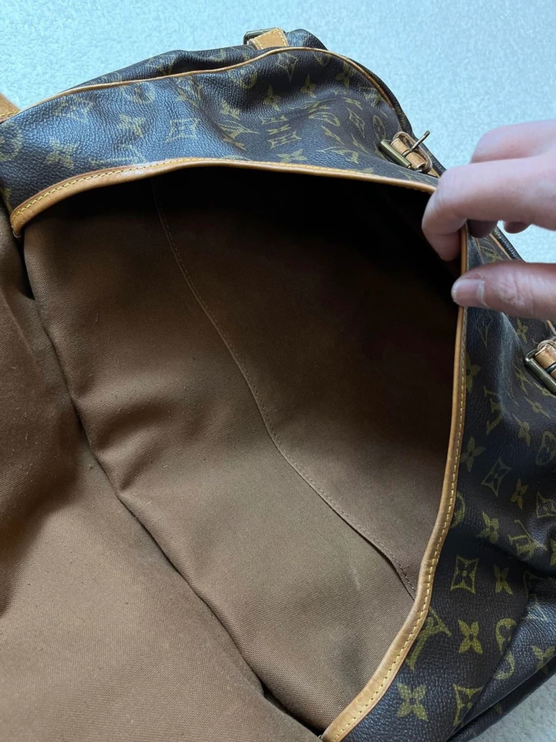 루이비통 옴므 1999 모노그램 쌍둥이 크로스백 A1713 상품이미지9