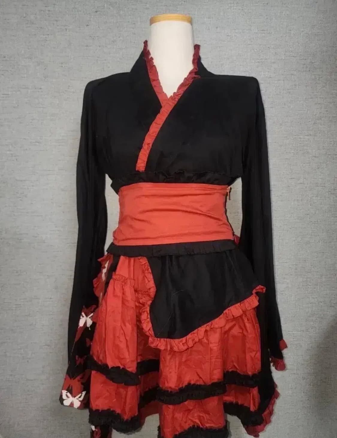 바디라인 나비유카타 셋업 BODYLINE 빈티지 상품이미지2