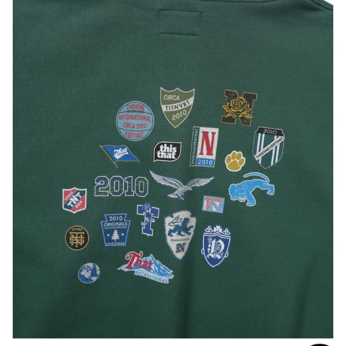 디스이즈네버댓 후드티 다크 그린 m 상품이미지2