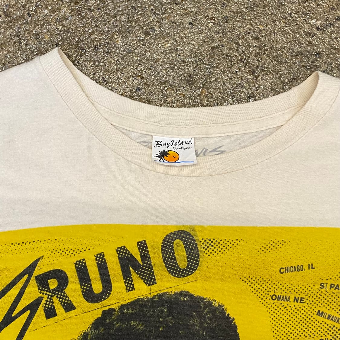 미국 빈티지 브루노마스 프린팅 티셔츠 락티셔츠 반팔티 상품이미지4