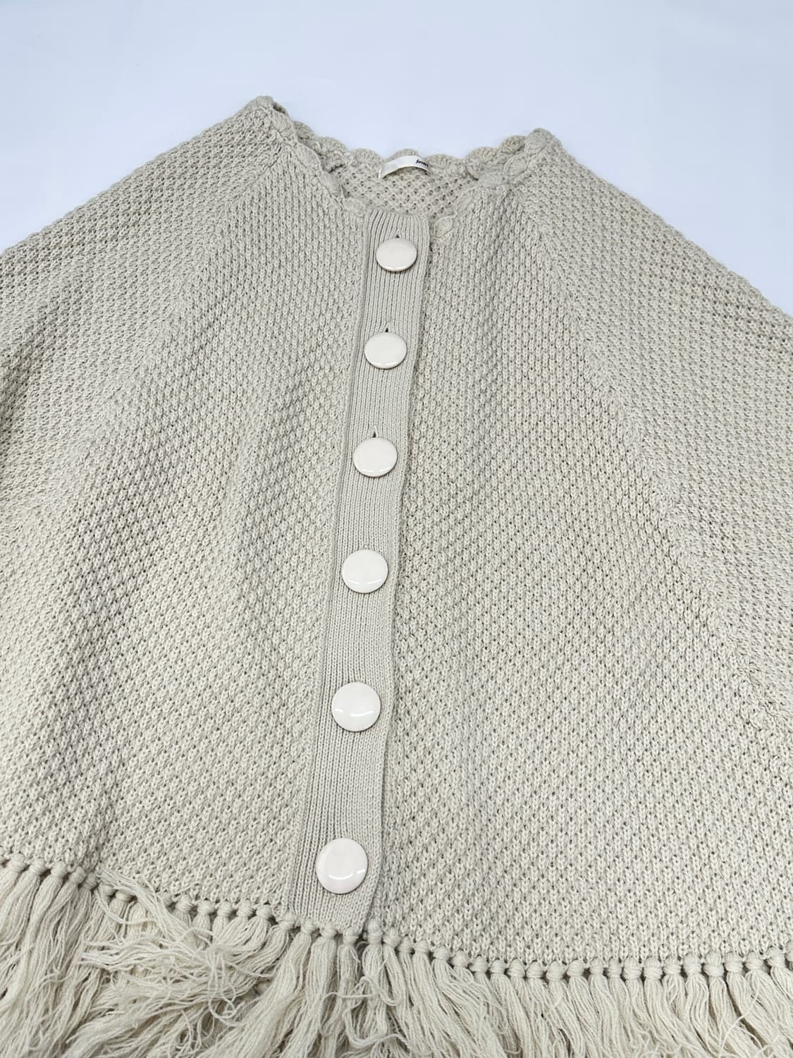 ❄️사와코의 태슬 케이프 ❄️ 망토 판초 니트 겨울 에스닉 히피 그런지 상품이미지7