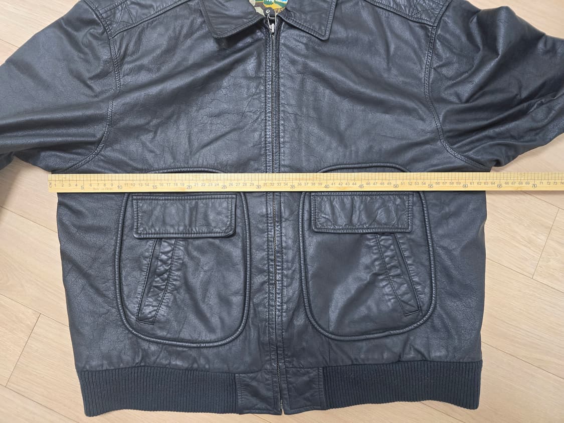 빈티지 Rock Creek Leather A-2 봄버 레더자켓 블랙 XL 상품이미지8