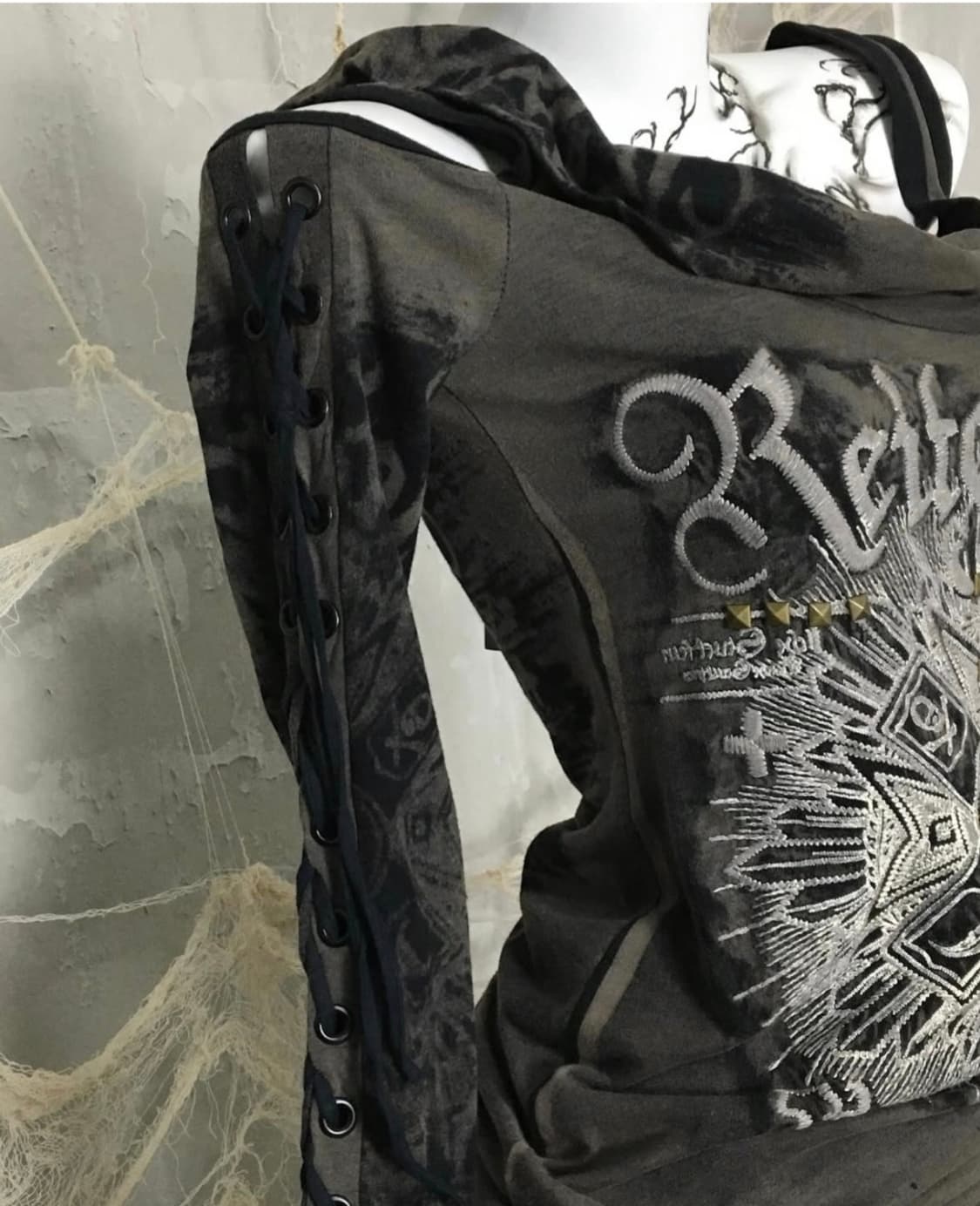 Salvage 샐비지 오프숄더 롱슬리브 원피스 상품이미지4