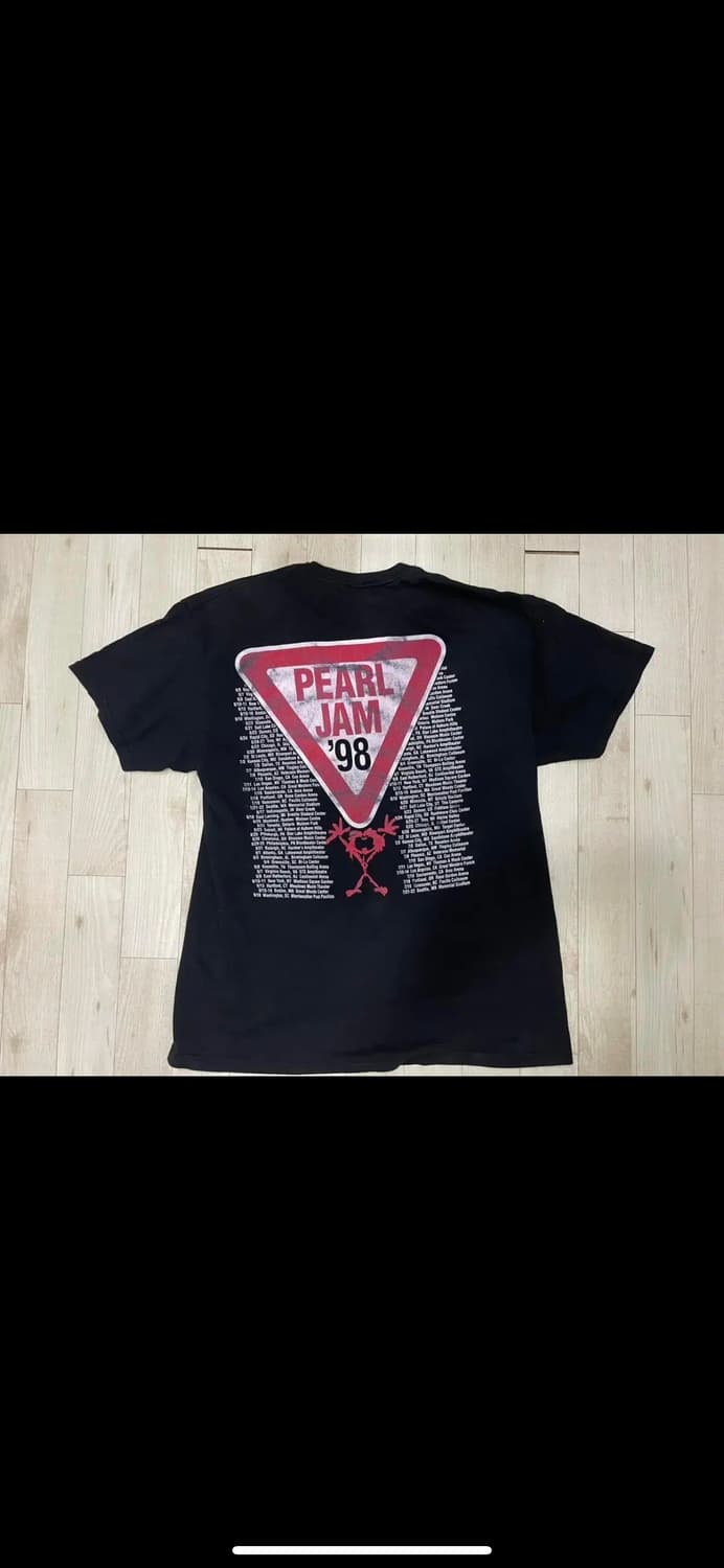 [XL] pearl jam yield tour 1998 빈티지 밴드티 상품이미지2