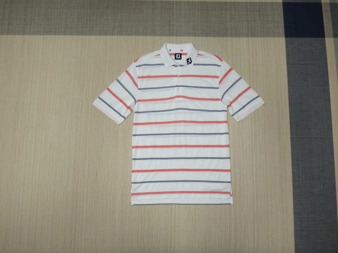 (XL) FootJoy 풋조이 골프 스트라이프 반팔티셔츠 상품이미지1