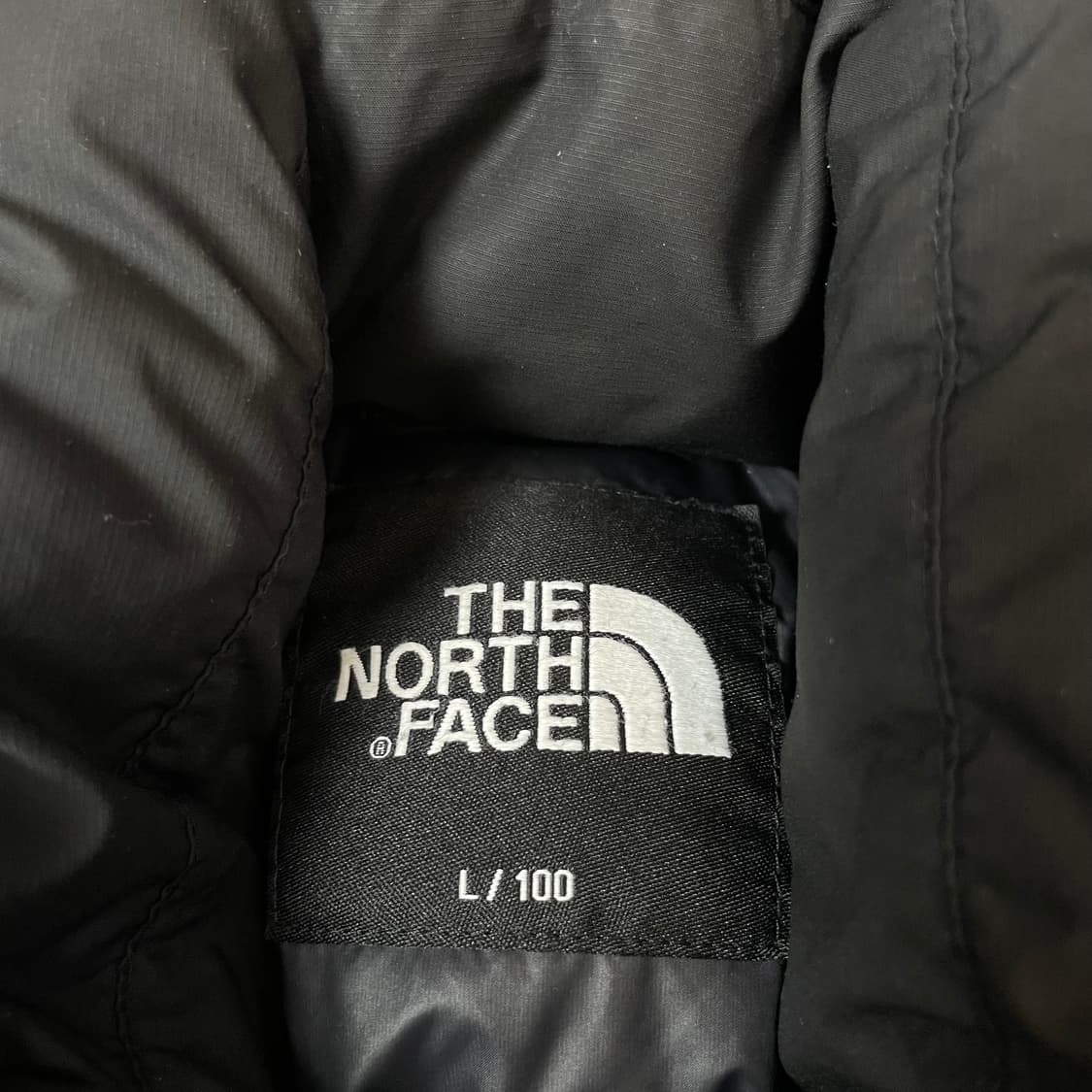노스페이스 블랙 다운 패딩 L 상품이미지3