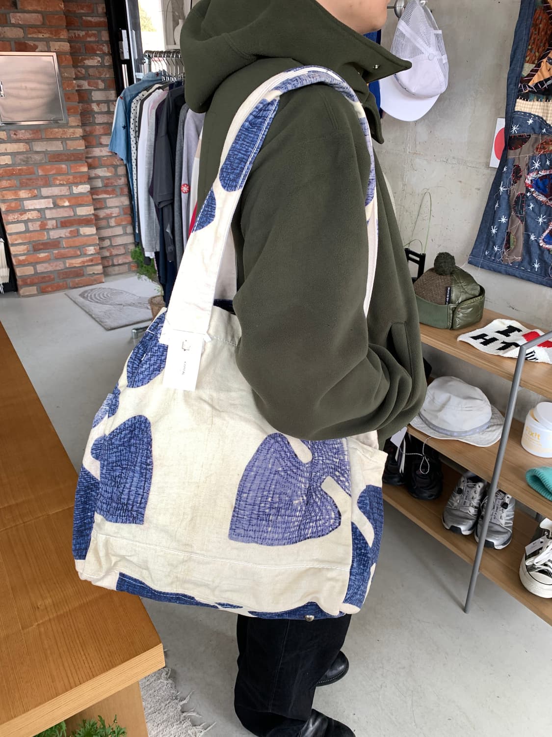 Kapital 캐피탈 캔버스 토트백 상품이미지1