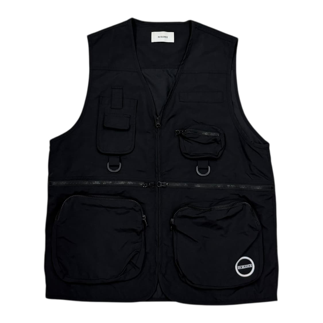 인사일런스 유틸리티 베스트 포켓 조끼 블렉 상품이미지1