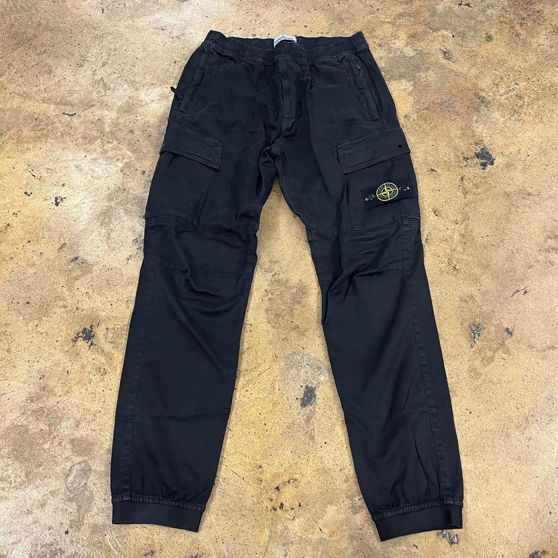 [정품/32] 스톤아일랜드 블랙 카고 조거 팬츠 b19 상품이미지2