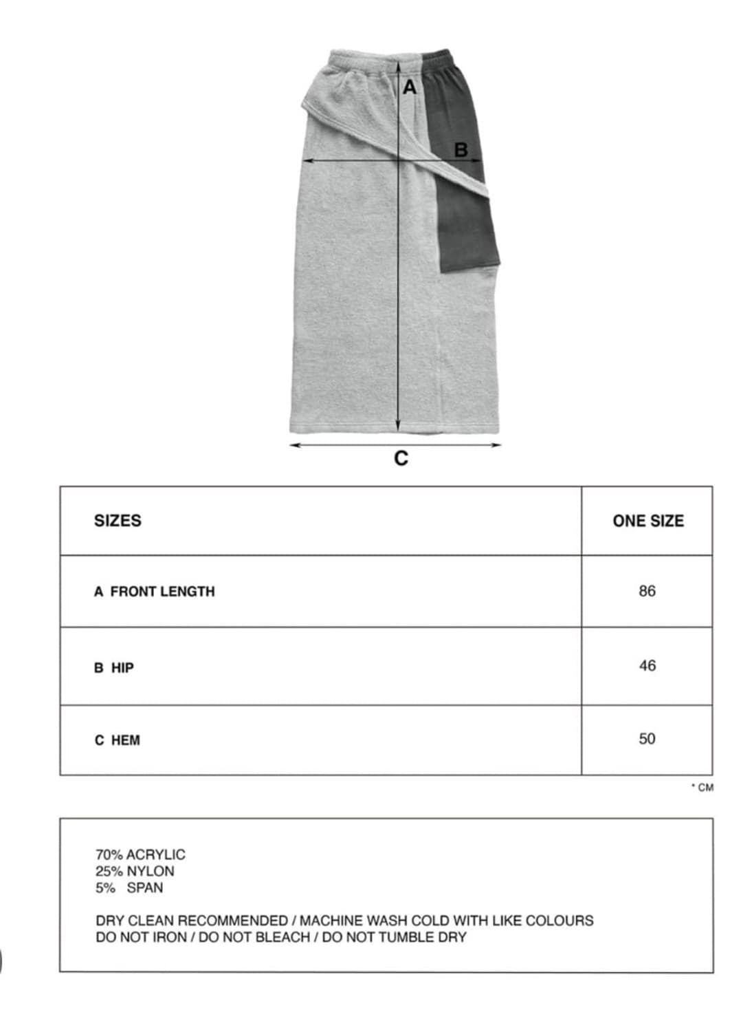 jichoi 지초이 레이어드 니트 롱 스커트 블랙 상품이미지3