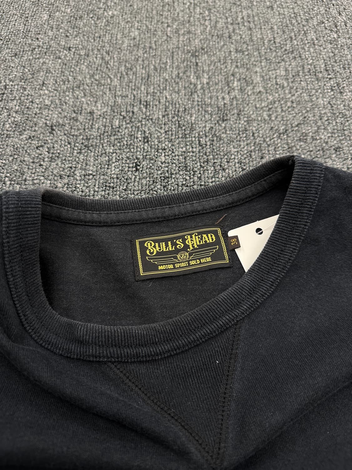 BULL'S HEAD 빈티지 모터사이클 크롭 반팔티 상품이미지6