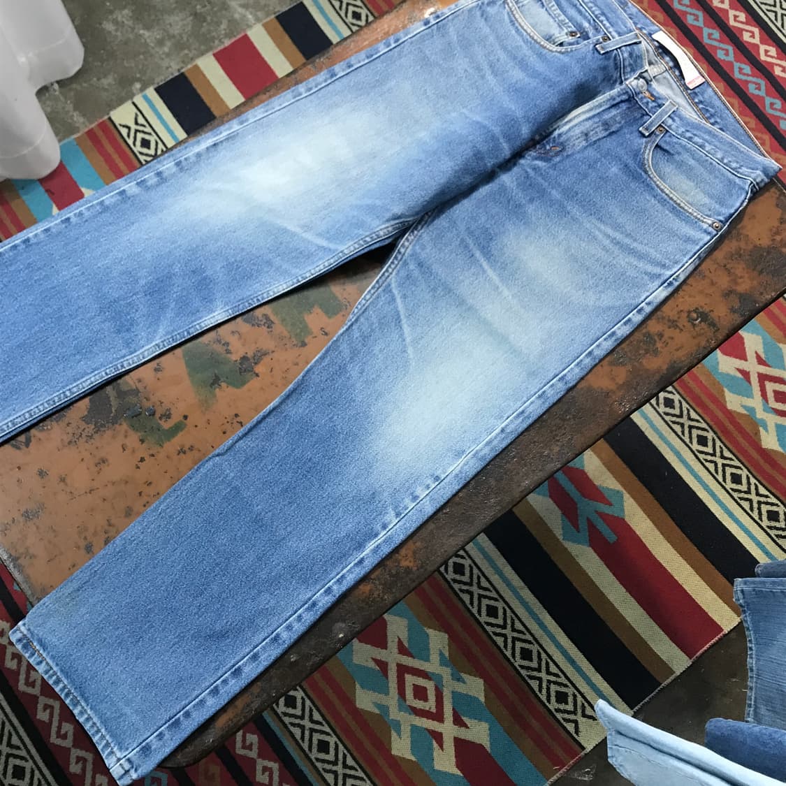 리바이스 505 연 중청 데님 팬츠 허리 31 32 사이즈 상품이미지4