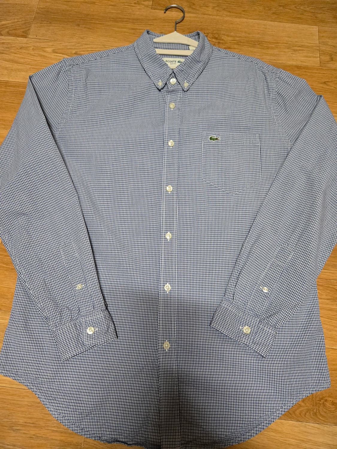 라코스테 남성 체크 셔츠 상품이미지6