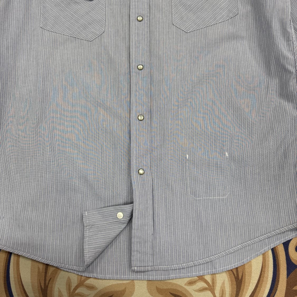 (L)00s 폴로 랄프로렌 폴로진스 스트라이프 웨스턴 셔츠 상품이미지3