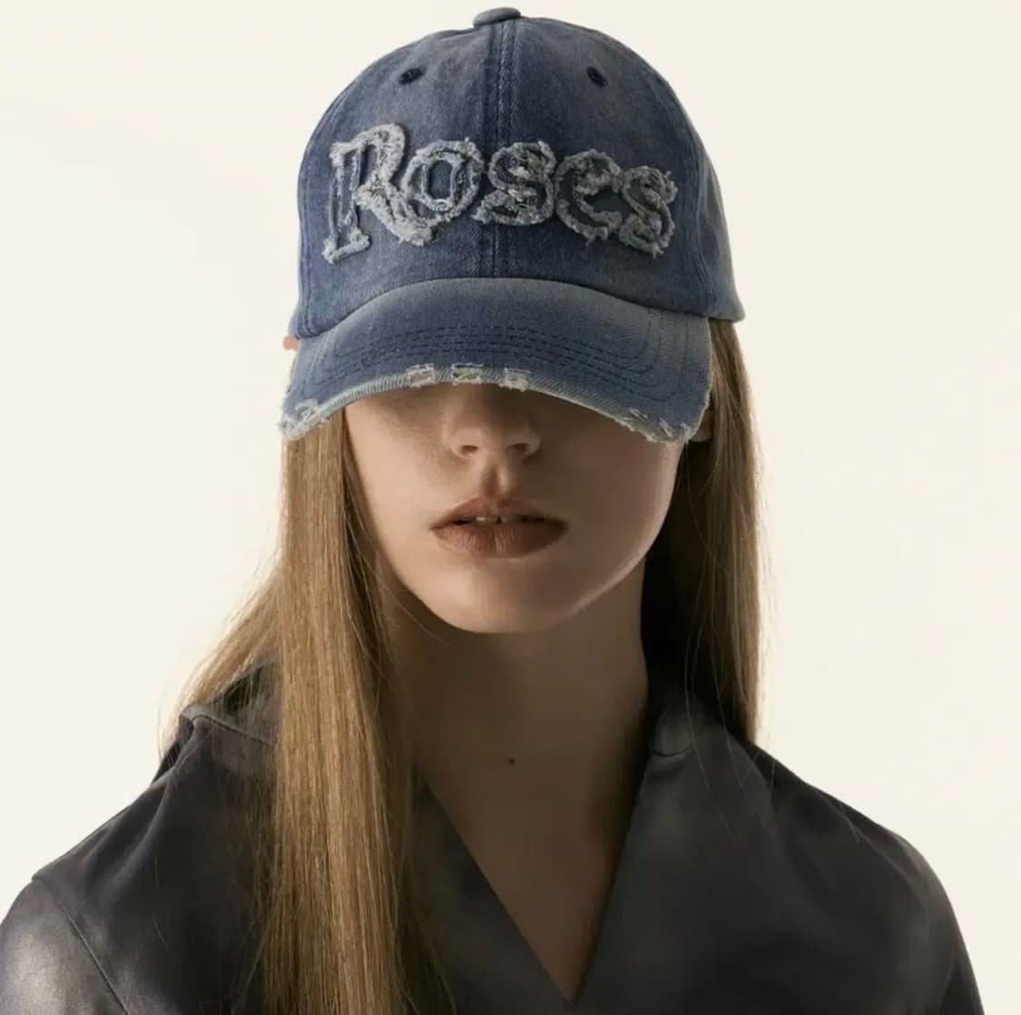 [조이 착용] 2000아카이브스 Roses Denim 볼캡 상품이미지4