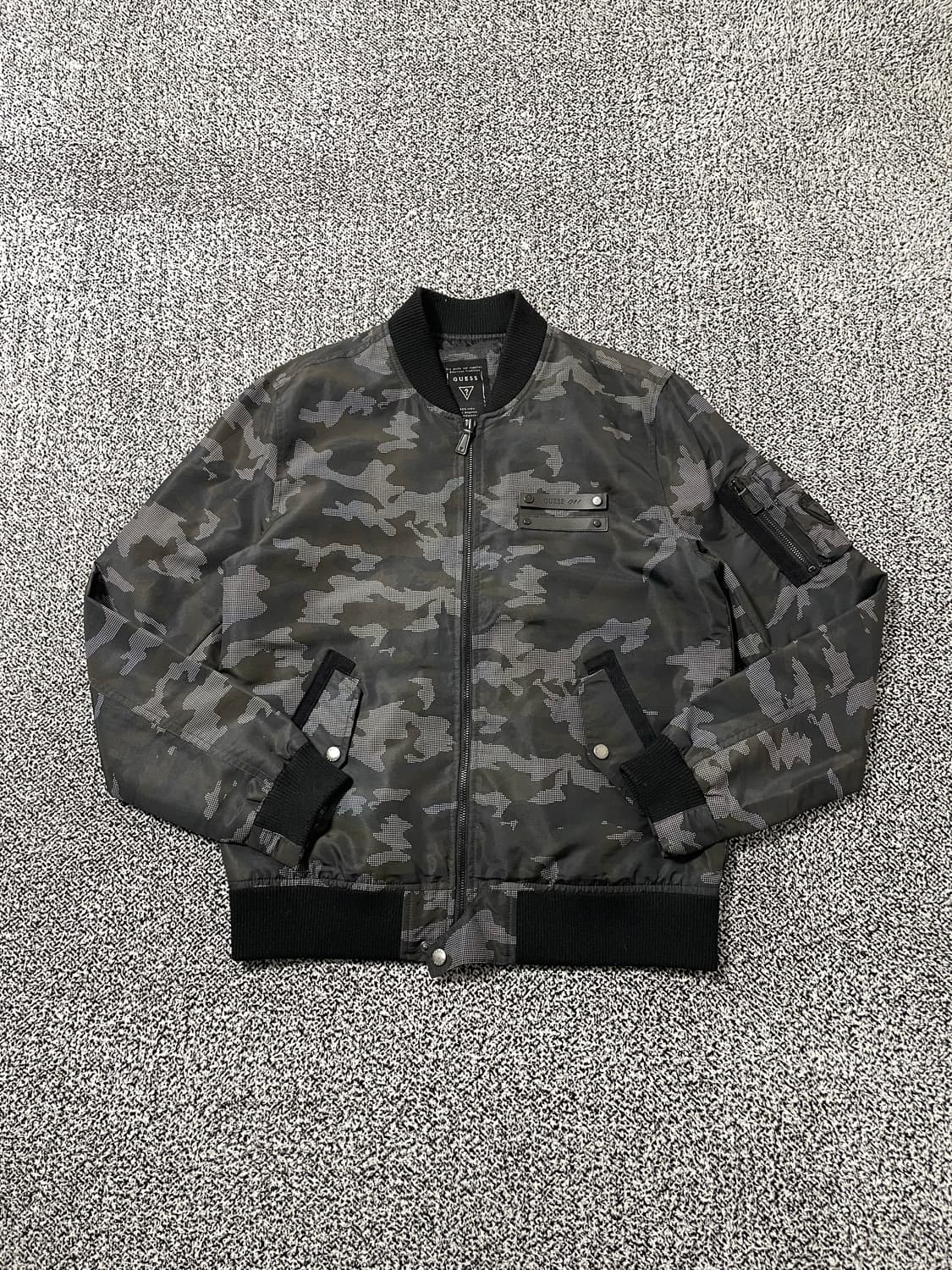 빈티지9. 게스 guess 카모플라쥬 바람막이 항공 점퍼 상품이미지1