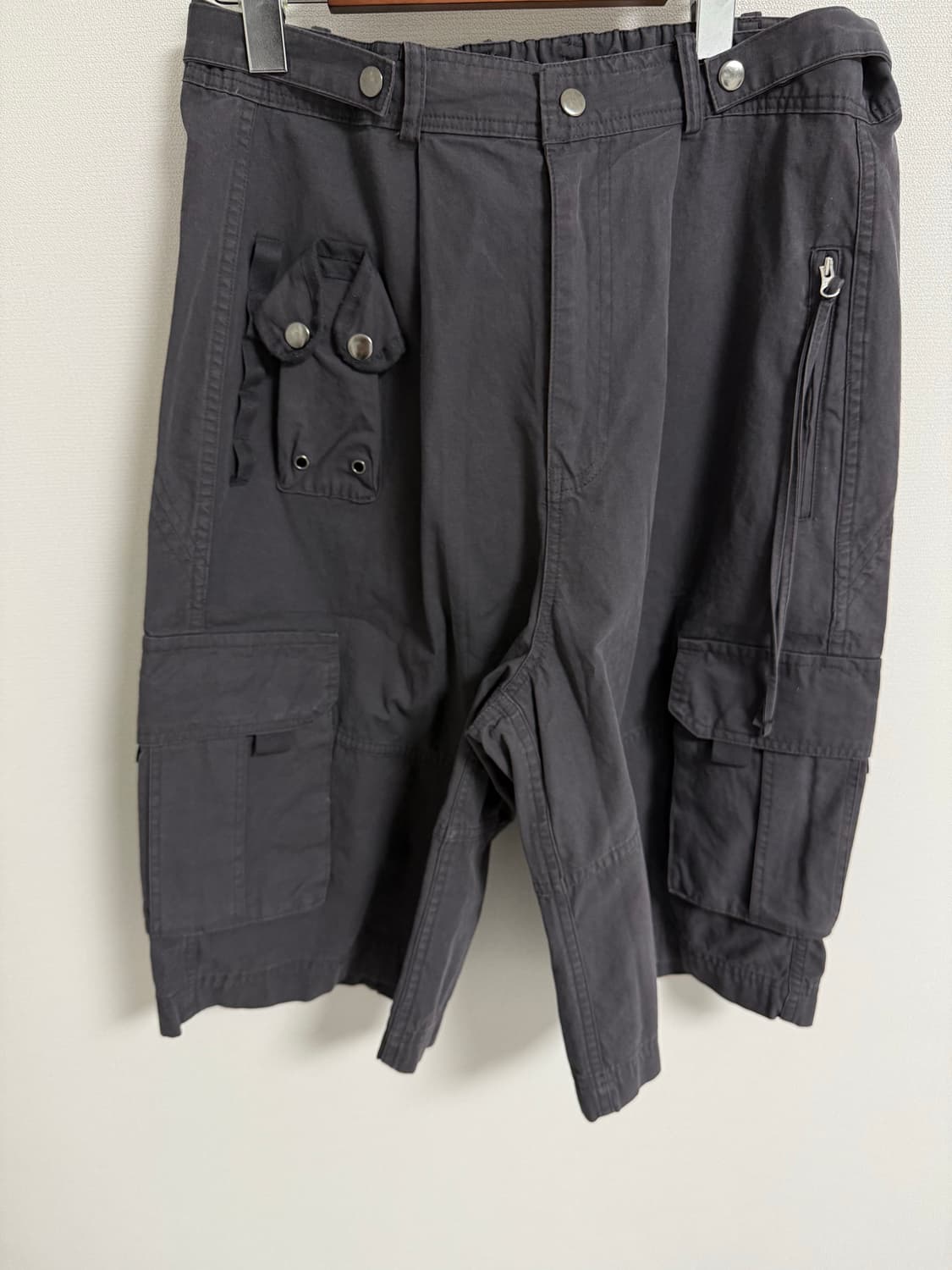 나체 워시드 카고 하프팬츠 상품이미지1