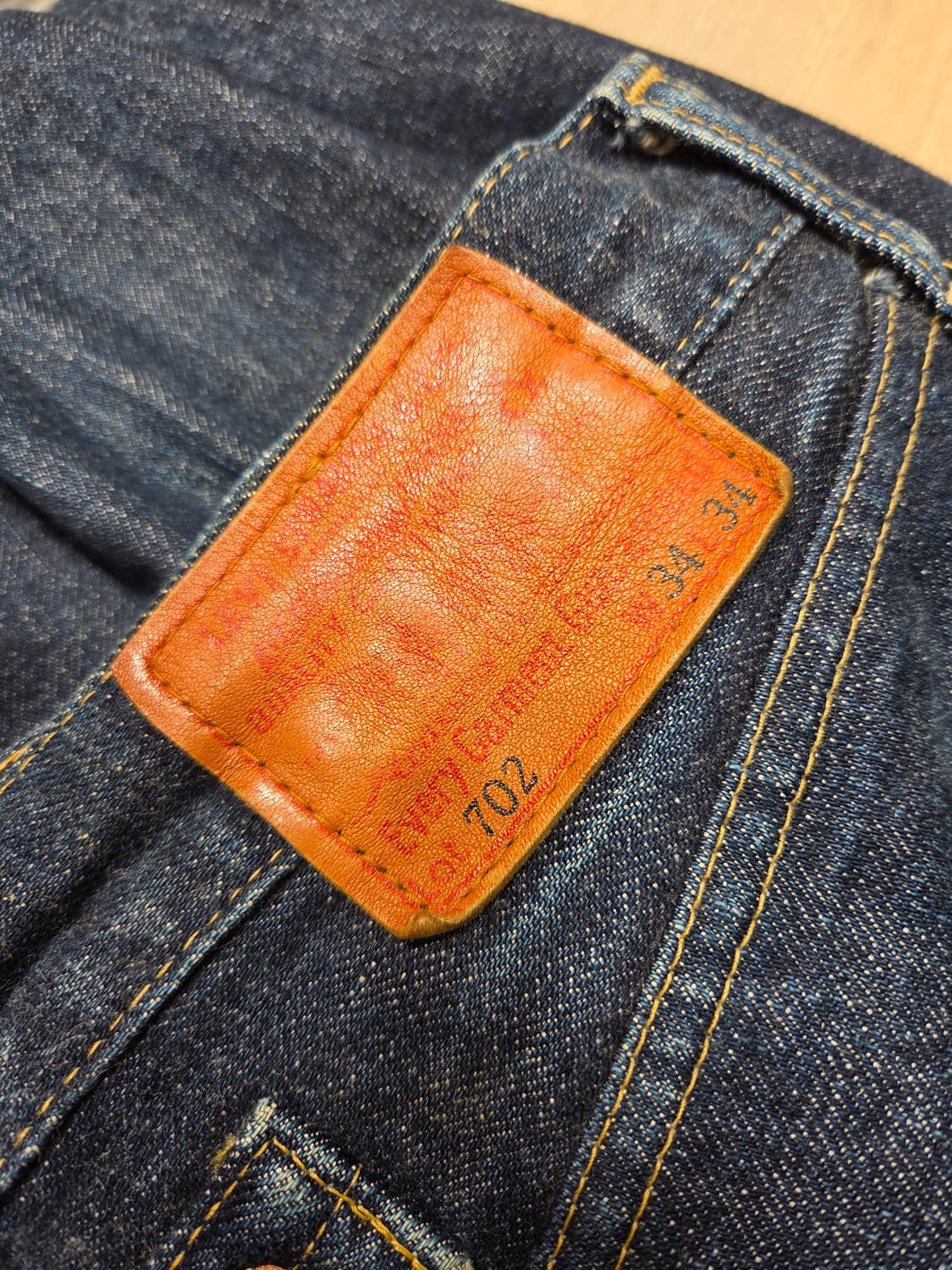 LVC 702XX 셀비지 데님 팬츠 상품이미지3