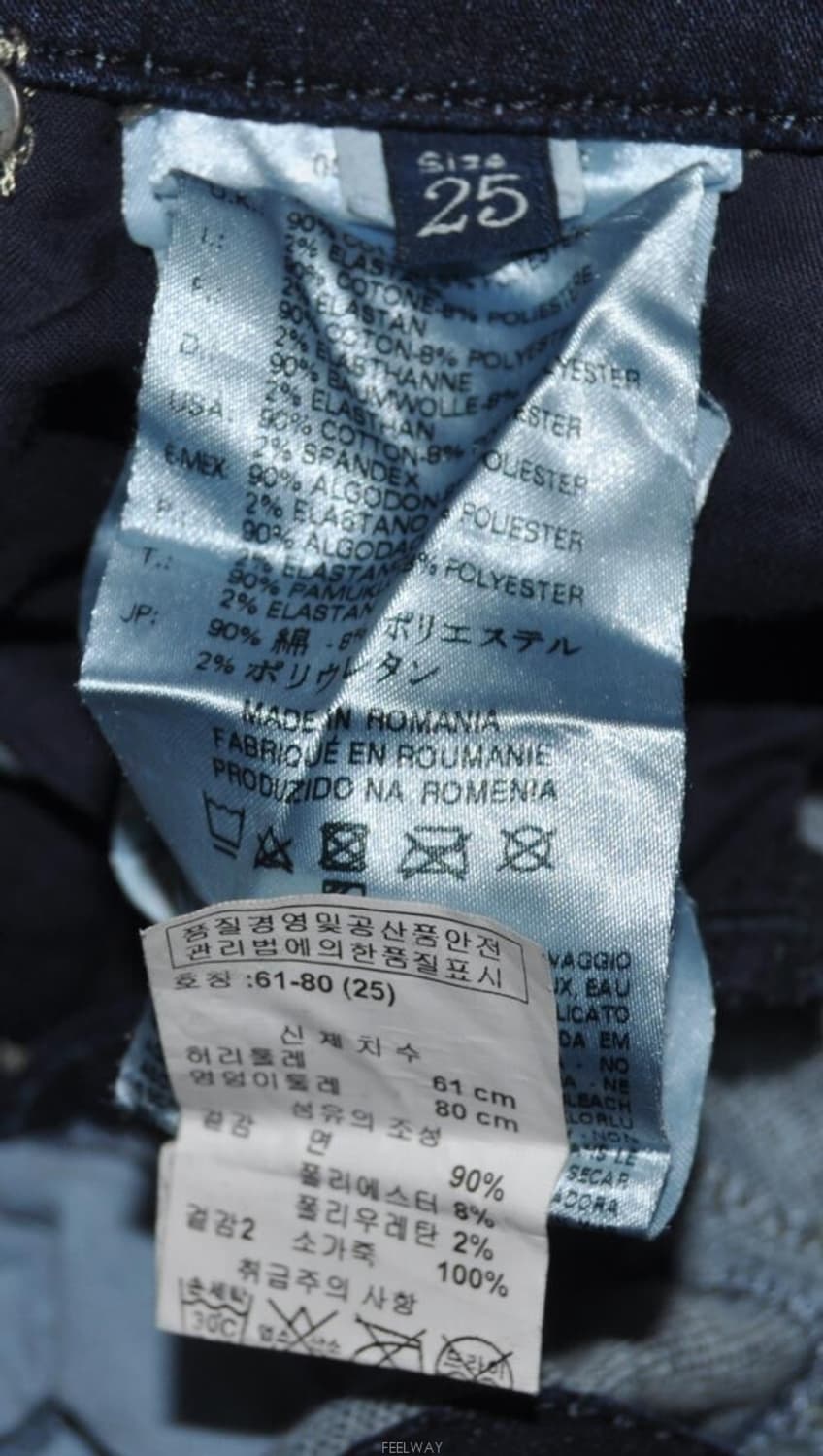 디젤(GRUPEE)/여성빈티지슬림스키니워싱진(허리26) 상품이미지8