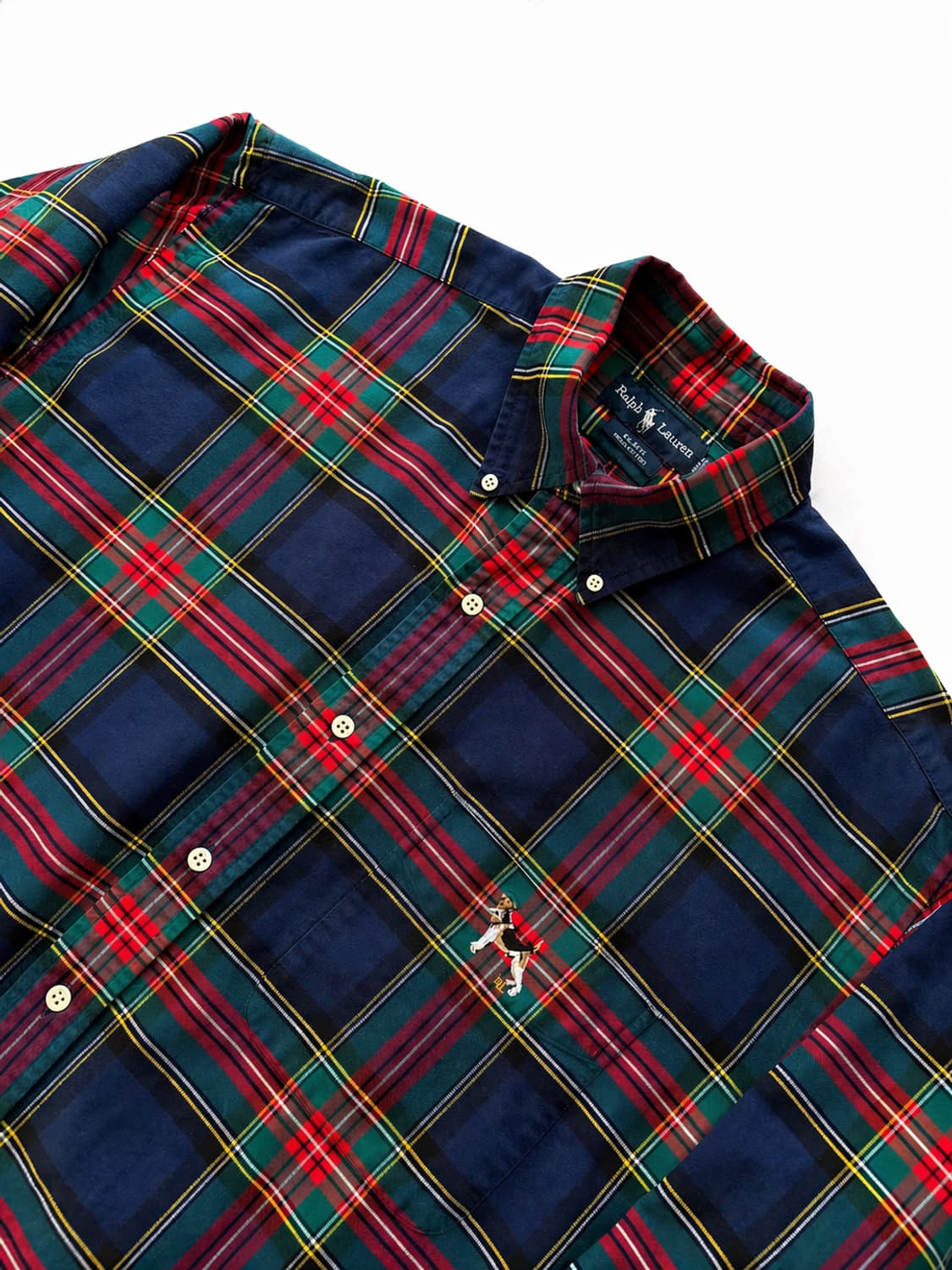 90s 폴로 랄프로렌 'BLAKE' 체크 셔츠 L(105~108) 상품이미지7