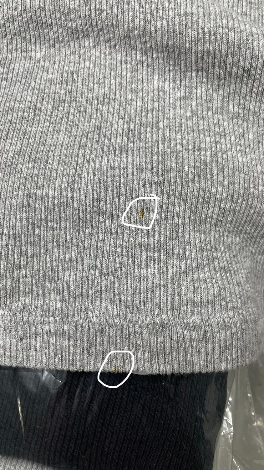 헤인즈 나시 슬리브리스 탱크탑 미국판 블랙/그레이 M 상품이미지2