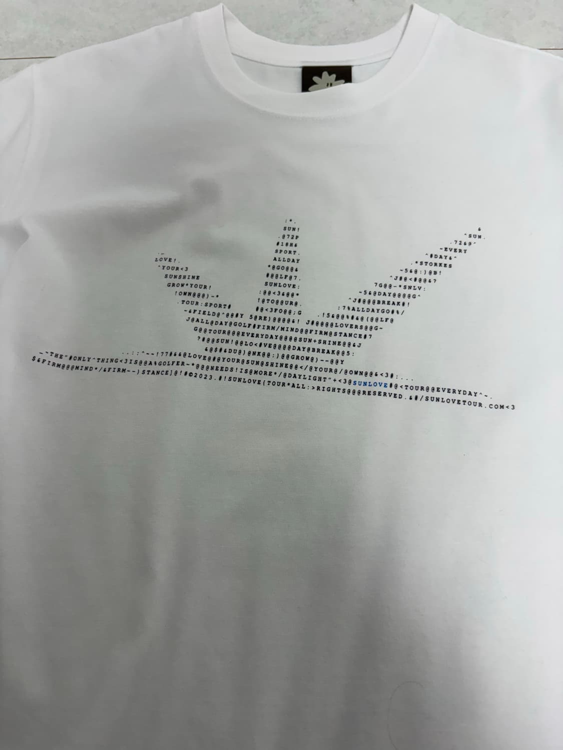 썬러브 반팔티 상품이미지3