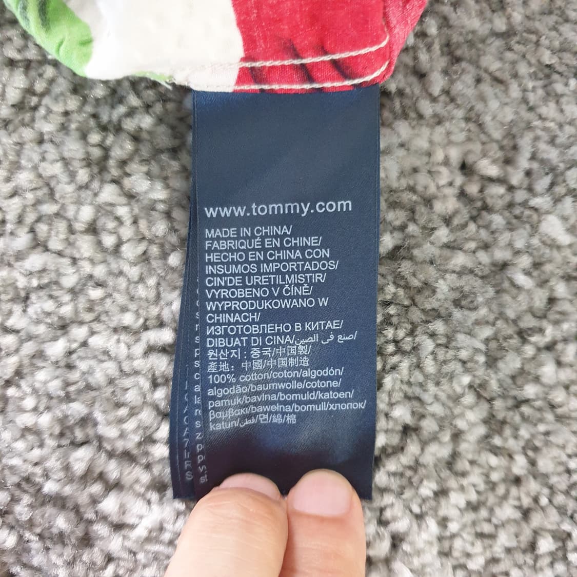 TOMMY HILFIGER 패턴 반팔 셔츠 상품이미지5