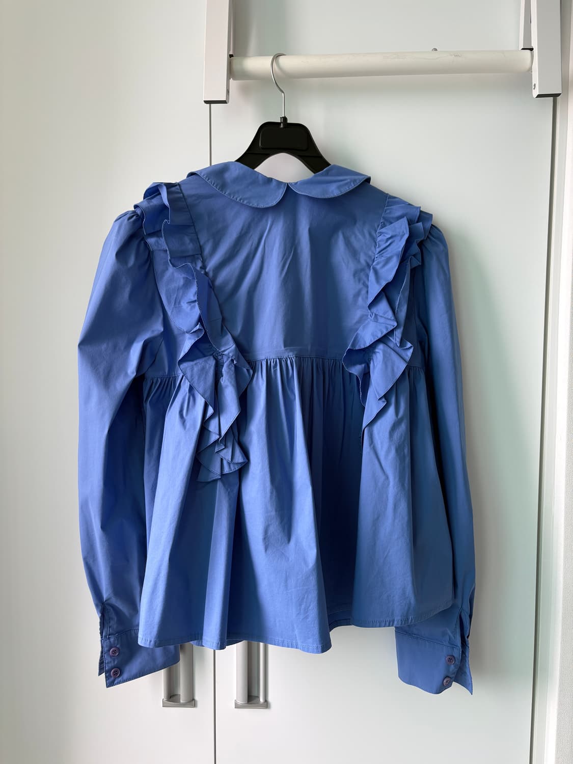 코스모스 ruffle  shirring shirts 상품이미지5