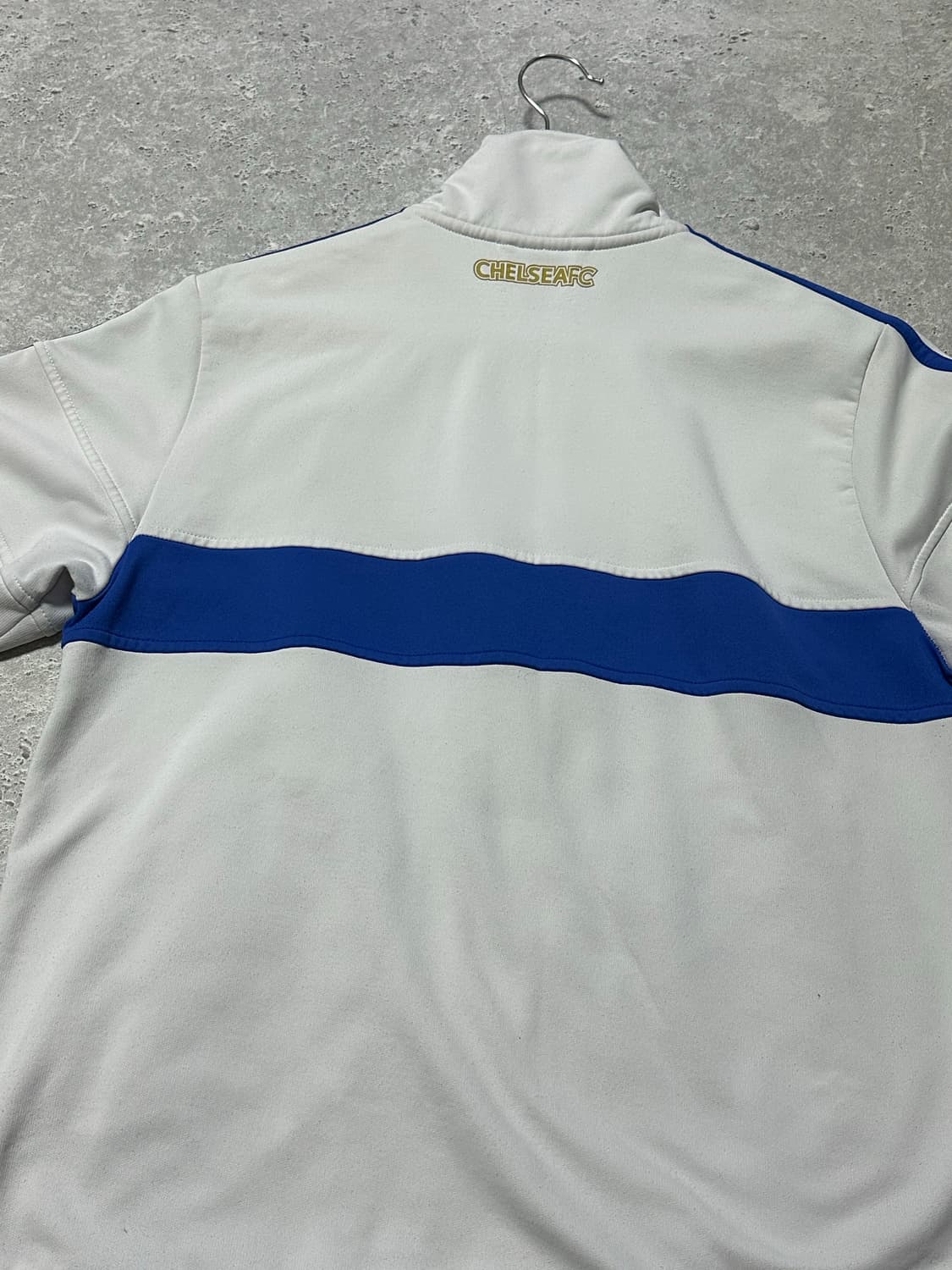 아디다스 첼시 화이트 블루 희귀 트랙탑 상품이미지5