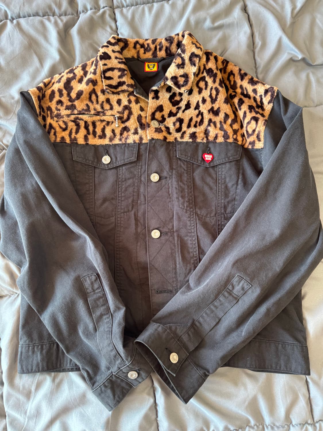 XL 휴먼메이드 레오파드 데님 자켓 상품이미지1