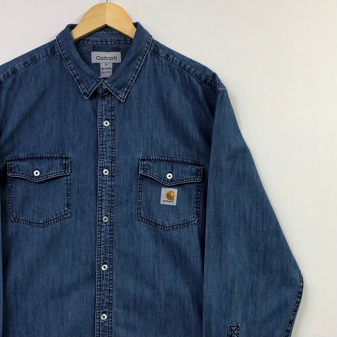 XL 칼하트 데님 셔츠 상품이미지1