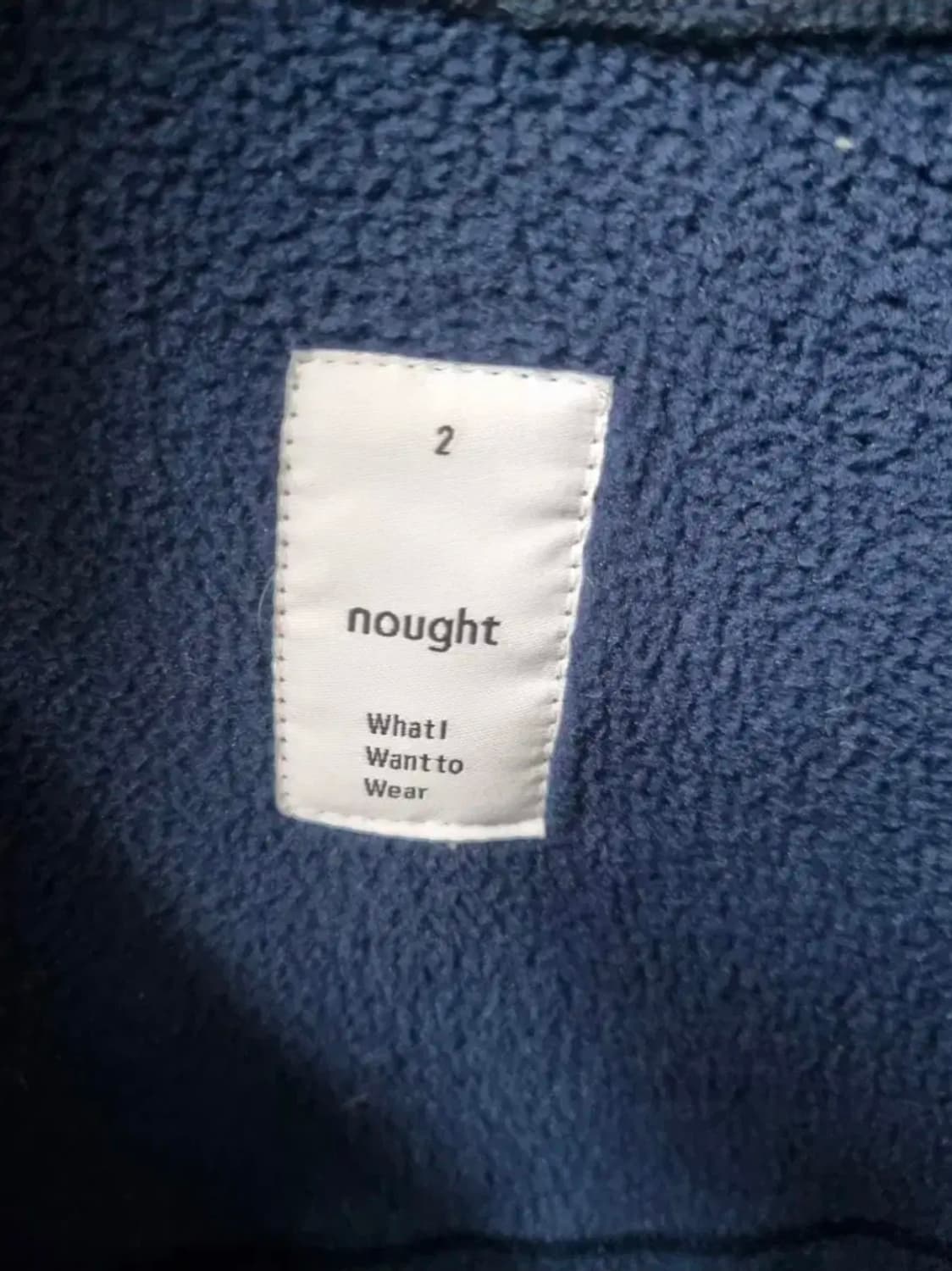 노우트 더블페이스 플리스 집업 점퍼 후리스 2 네이비 상품이미지2