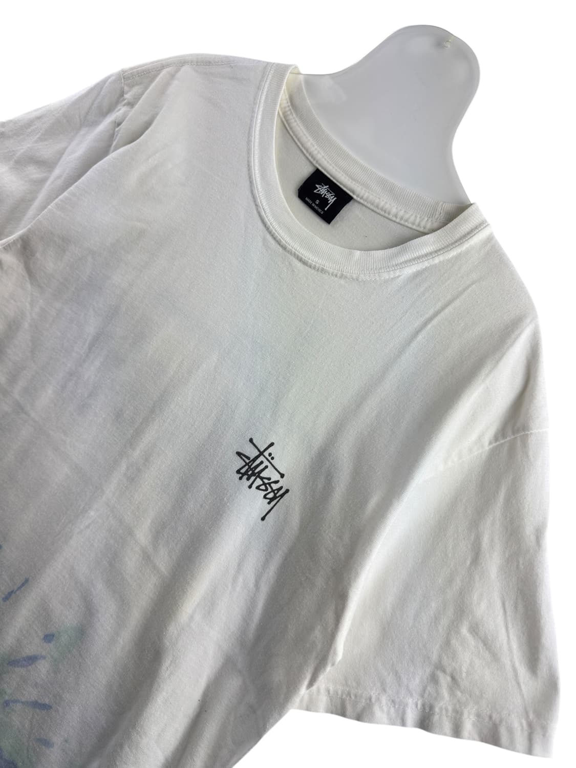 스투시 화이트 타이다이 티셔츠1217 상품이미지3