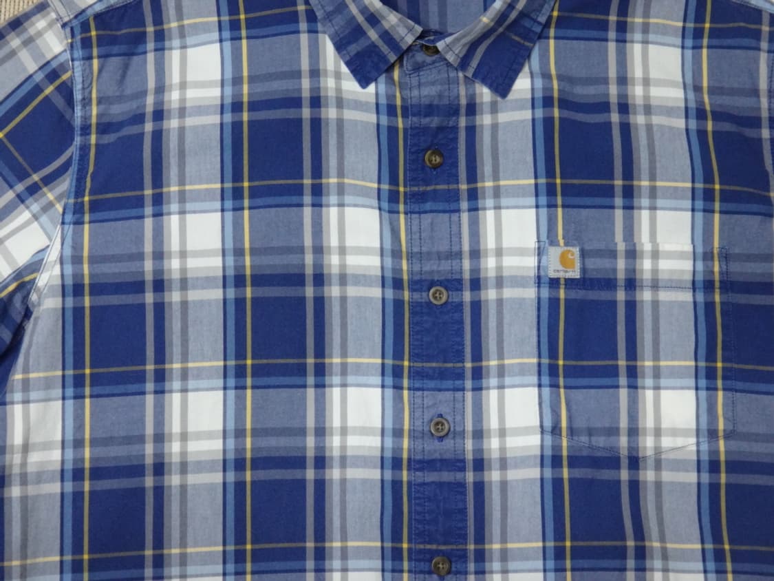 (2XL) 칼하트 carhartt 플래드 체크 하프 남성 셔츠 상품이미지4