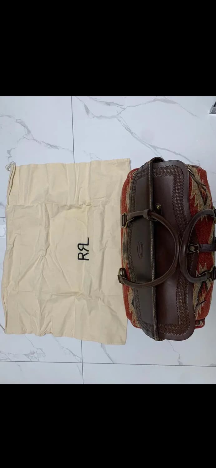 새제품 RRL Handwoven Pecos Leather더플백 가방 상품이미지9