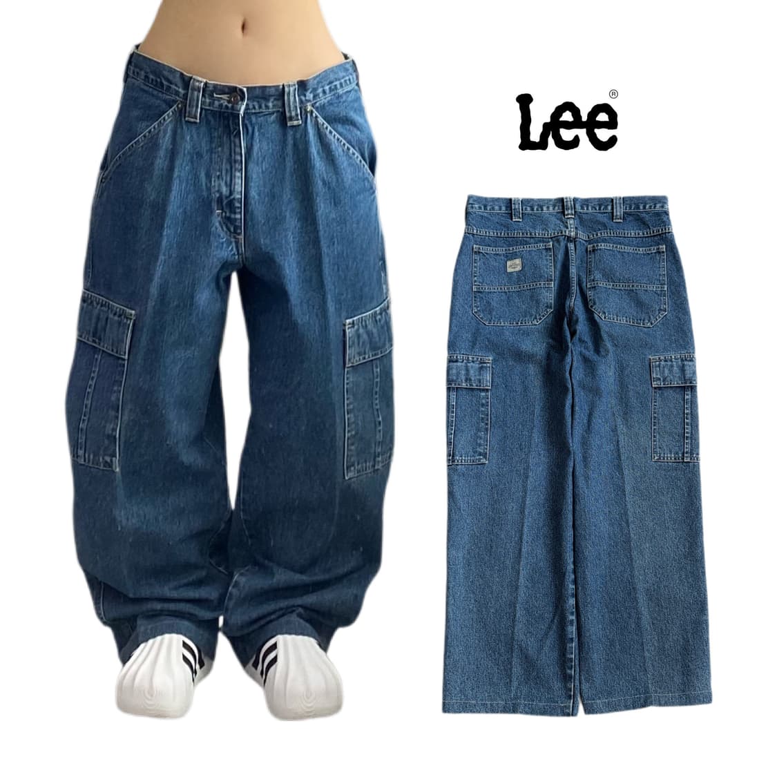 LEE 리 OG 워크 와이드 데님 카고팬츠 상품이미지1