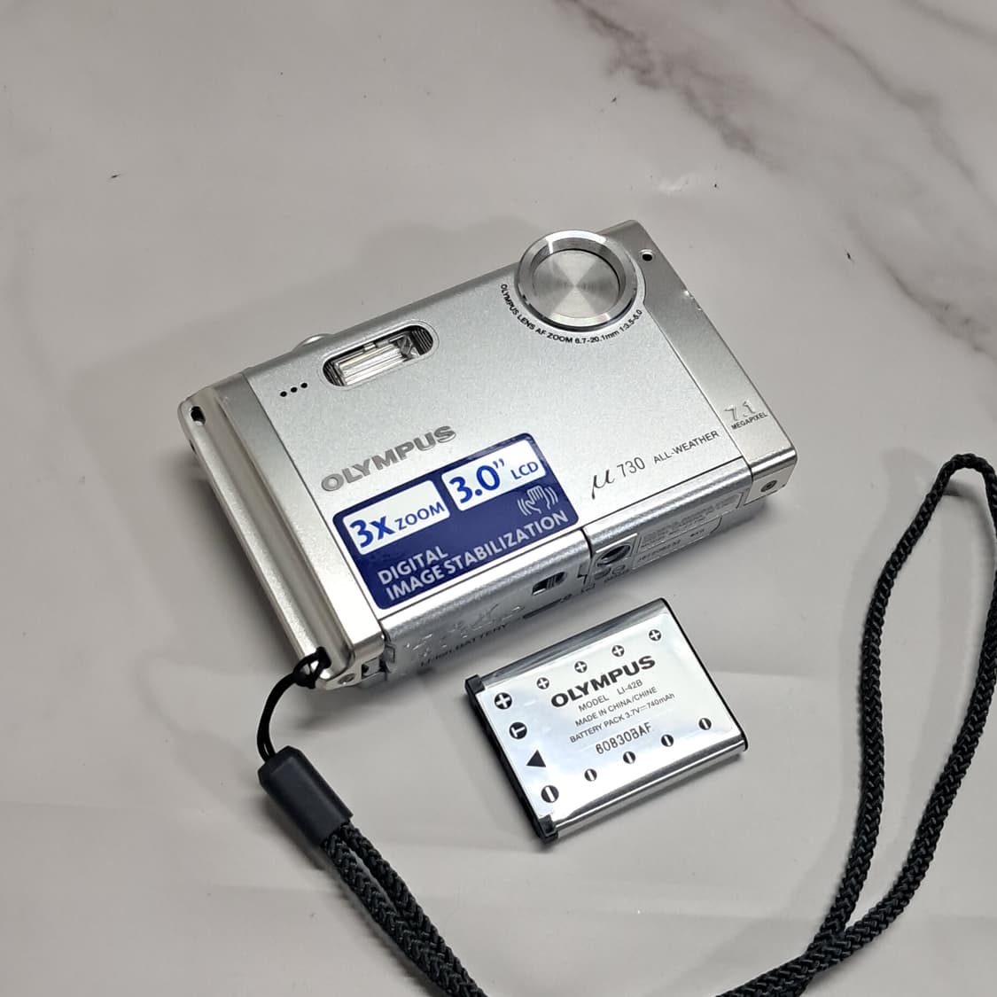 하자있음! 올림푸스 뮤 mju-730 빈티지 디카 상품이미지9