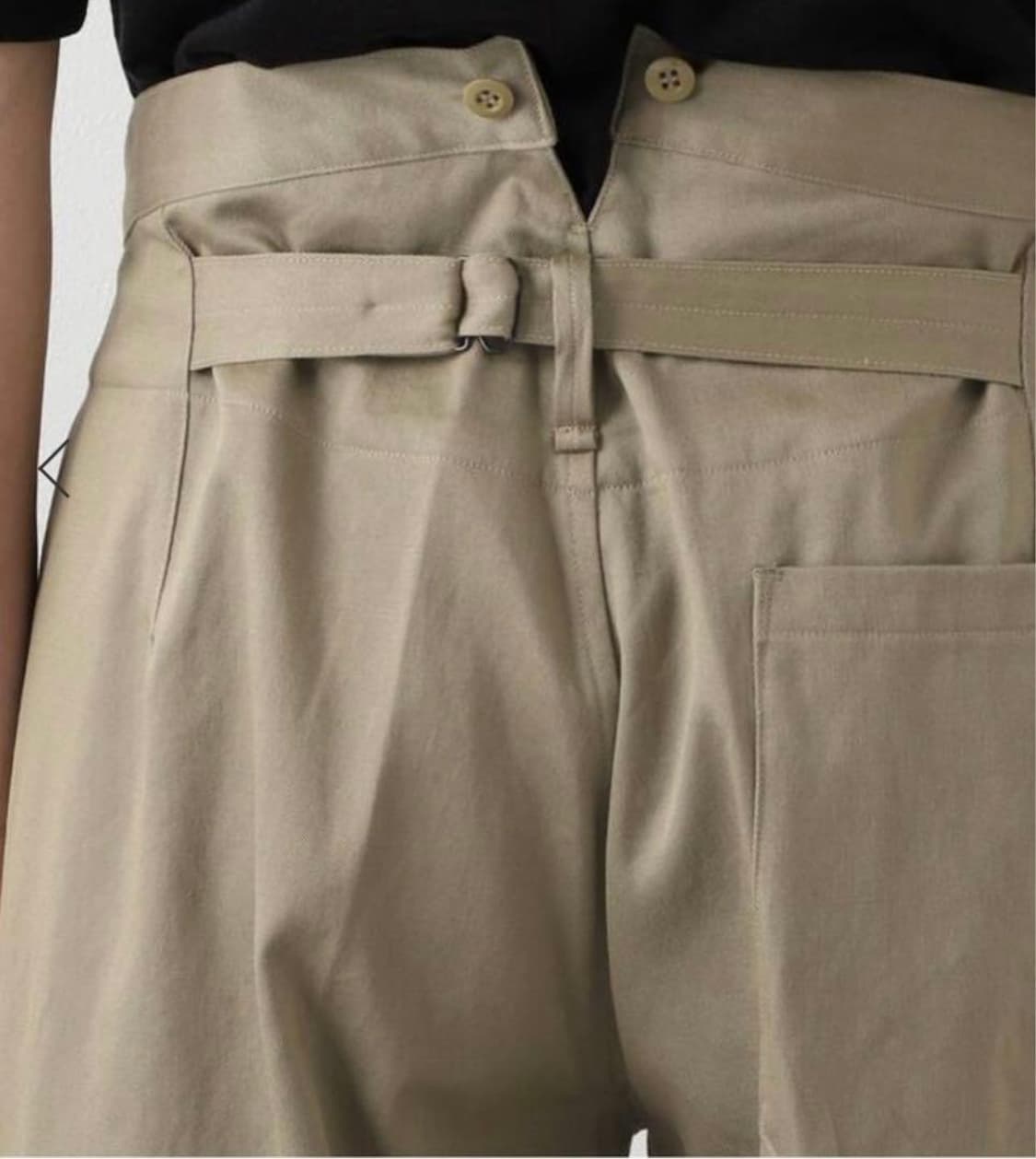 3) 22ss 코모리 코튼치노 오버 팬츠 상품이미지3